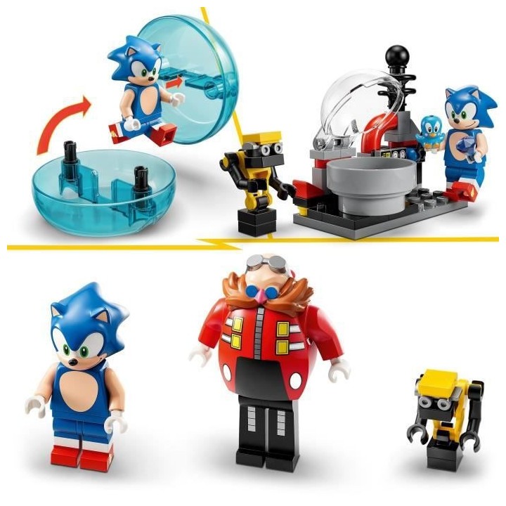 LEGO Sonic the Hedgehog 76993 Sonic contre le Death Egg Robot du Dr. E