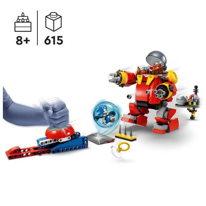 LEGO Sonic the Hedgehog 76993 Sonic contre le Death Egg Robot du Dr. E