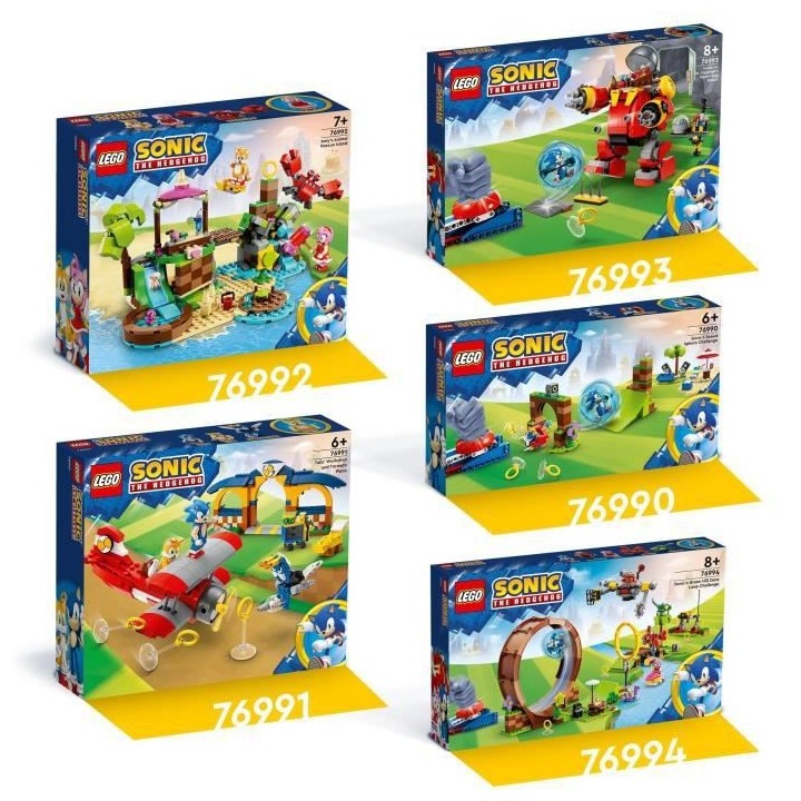 LEGO Sonic the Hedgehog 76993 Sonic contre le Death Egg Robot du Dr. E