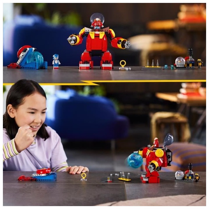 LEGO Sonic the Hedgehog 76993 Sonic contre le Death Egg Robot du Dr. E