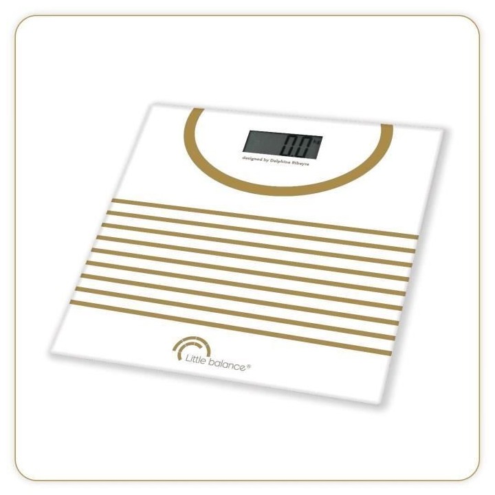 Pese personne électronique LITTLE BALANCE Mariniere Gold - balance é
