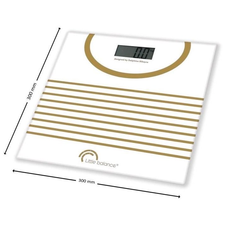 Pese personne électronique LITTLE BALANCE Mariniere Gold - balance é
