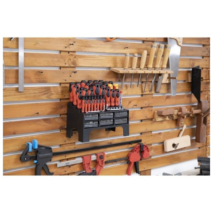 Coffret de 101 tournevis et embouts de vissage MANUPRO