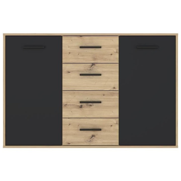 Buffet PILVI - Style contemporain - Particules mélaminé - Décor Che