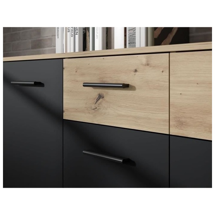 Buffet PILVI - Style contemporain - Particules mélaminé - Décor Che