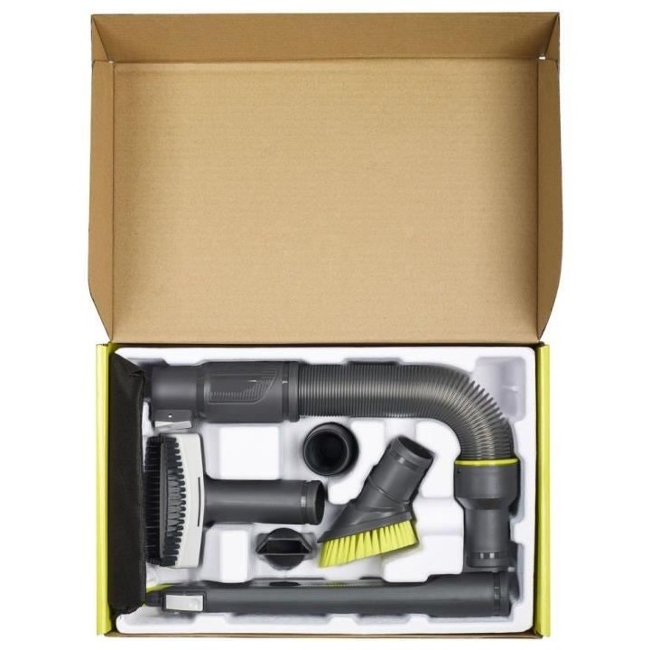 RYOBI Kit 6 accessoires pour nettoyage de l'automobile pour aspirateur