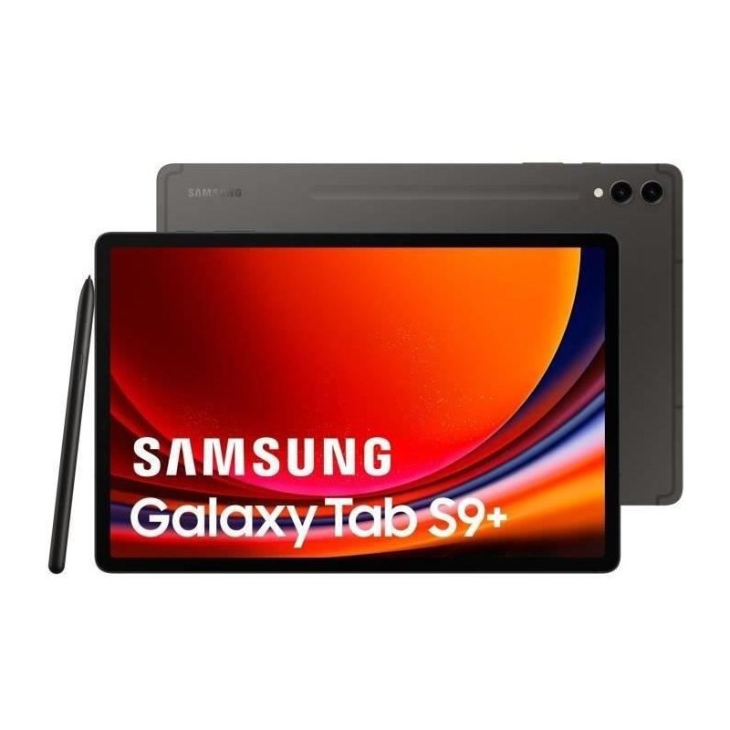 Tablette Tactile - SAMSUNG - Galaxy Tab S9+ - 12,4 - RAM 12Go - 256 Go - Anthracite - S Pen inclus