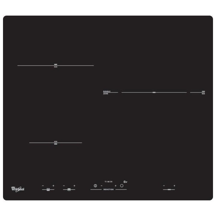 WHIRLPOOL ACM818NE plaque de cuisson - 3 zones - 7000W - Induction
