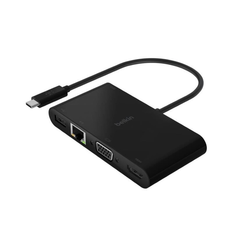 BELKIN - adaptateur usb-c GBE - USB-C Multimedia +