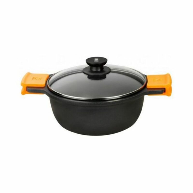 Casserole BRA A270324 (24 cm) Noir Métal Aluminium Aluminium forgé Fonte d'aluminium Ø 24 cm 4 L