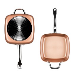 Ensemble de Poêle Multifonctions 5 en 1 Copper Coppans InnovaGoods 4 Pièces