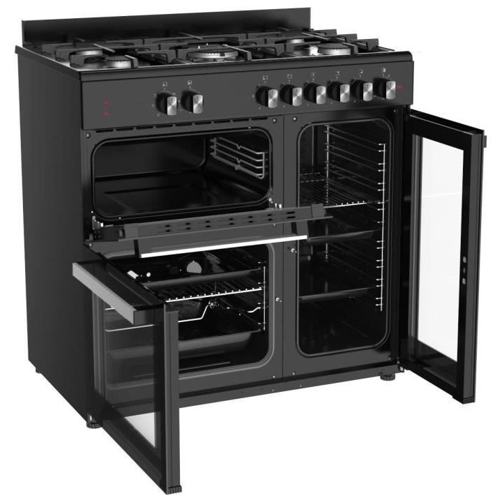 LA GERMANIA SM903N Cuisiniere 3 Fours Noire