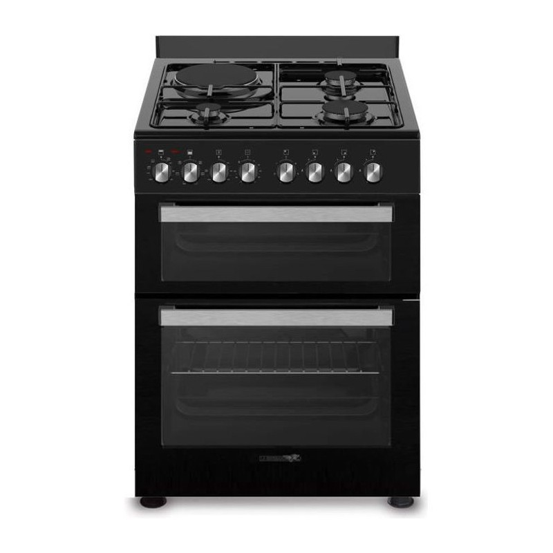 LA GERMANIA SM61DFN Cuisiniere 2 Fours Noire