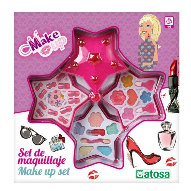 Kit de maquillage pour enfant Étoile Rose