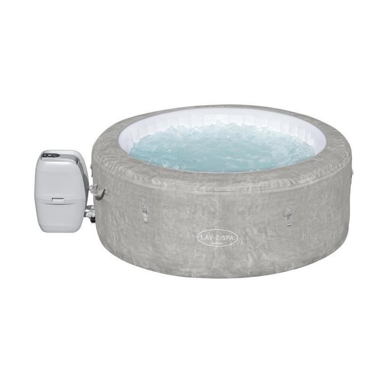 Spa gonflable BESTWAY - Lay-Z-Spa Zurich - 180 x 66 cm - 2 a 4 places - Rond (Inclus : couverture, cartouche et diffuseur)