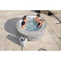 Spa gonflable BESTWAY - Lay-Z-Spa Zurich - 180 x 66 cm - 2 a 4 places - Rond (Inclus : couverture, cartouche et diffuseur)