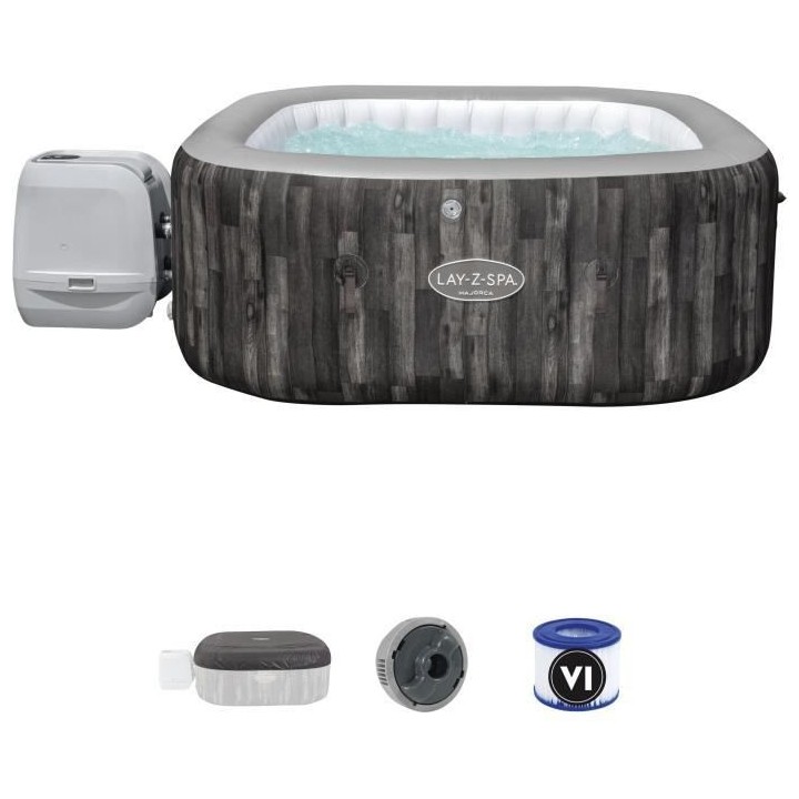 Spa gonflable BESTWAY Lay-Z-Spa Majorca - 180 x 180 x 71 cm - 4 a 6 pl