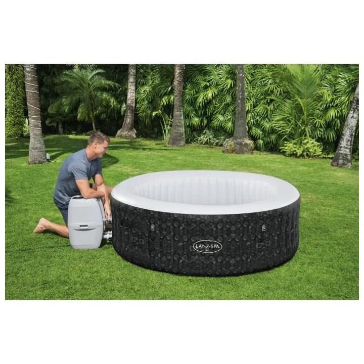 Spa gonflable BESTWAY - Lay-Z-Spa RIO - 196 x 71 cm - 4 a 6 places - R