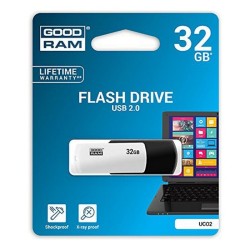 Pendrive GoodRam UCO2 USB 2.0 Blanc/Noir Clé USB