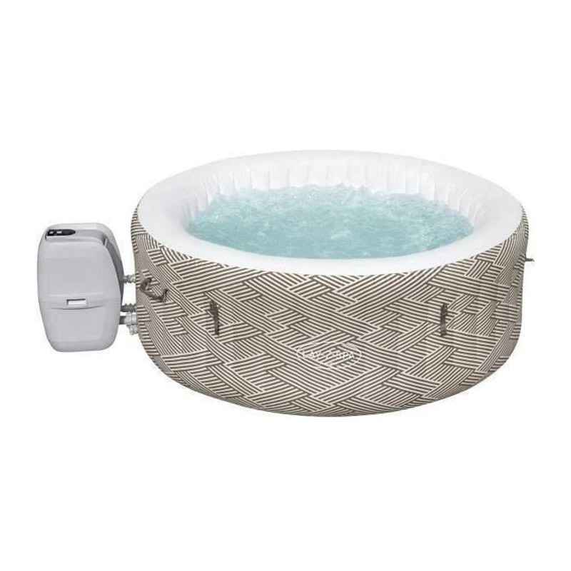 Spa gonflable BESTWAY - Lay-Z-Spa Madrid - 180 x 66 cm - 2 a 4 places - Rond (Inclus : couverture, cartouche et diffuseur)