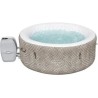 Spa gonflable BESTWAY - Lay-Z-Spa Madrid - 180 x 66 cm - 2 a 4 places - Rond (Inclus : couverture, cartouche et diffuseur)