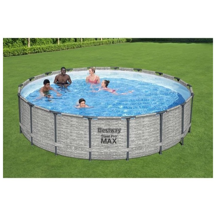 Kit Piscine hors sol tubulaire BESTWAY Steel Pro Max™ - 549 x 122 cm