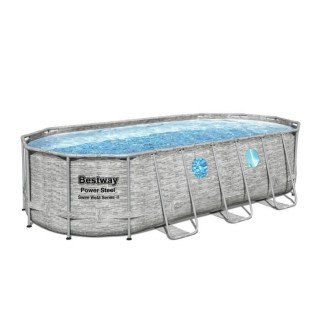 Kit Piscine hors sol - BESTWAY - Power Steel - 549 x 274 x 122 cm - Ov