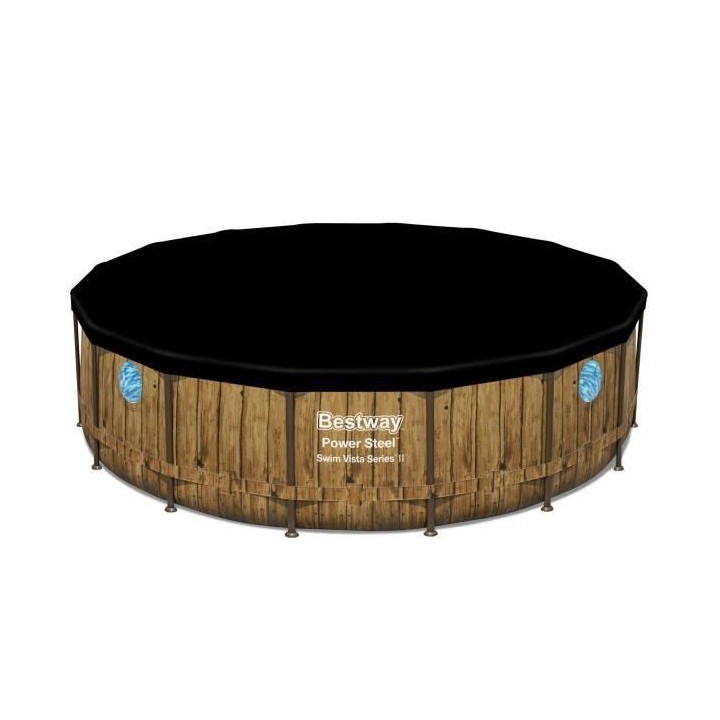 Kit Piscine hors sol BESTWAY - Power Steel™- 488 x 122 cm - Ronde (L