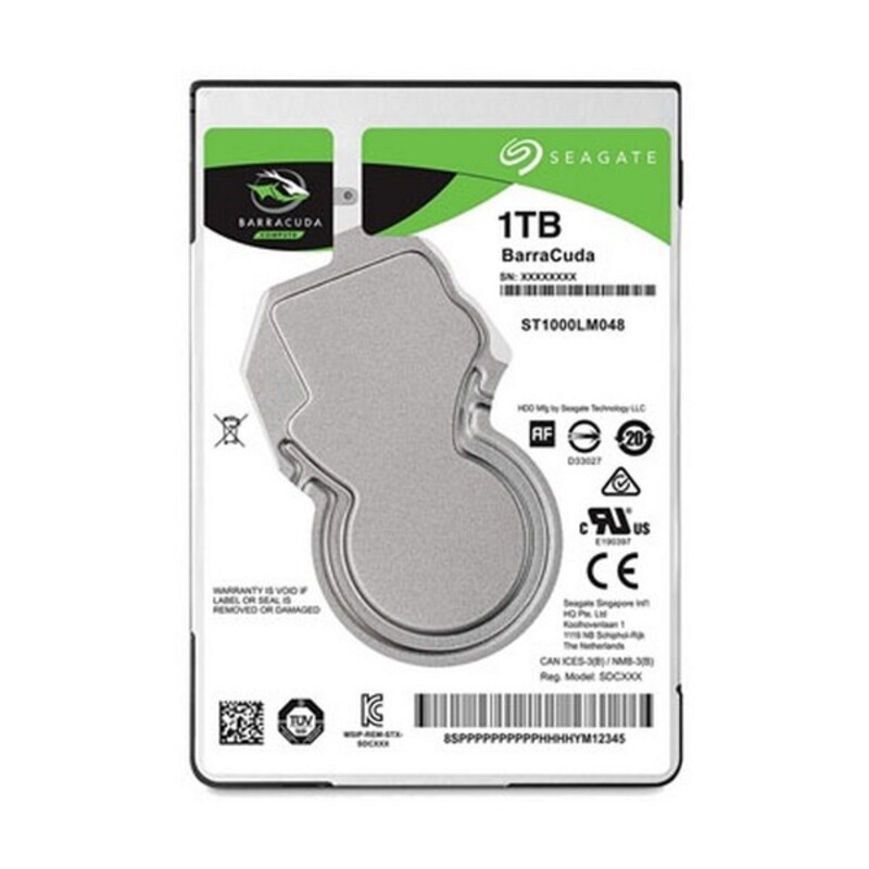 Disque dur Seagate ST1000LM048 1 TB HDD 3,5" 2,5" 1 TB 1 TB HDD 1 TB SSD