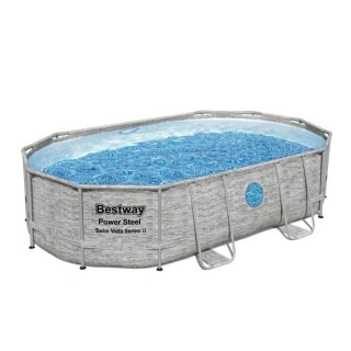 Kit Piscine hors sol BESTWAY - Power Steel™- 488 x 305 x 107 cm - Ov
