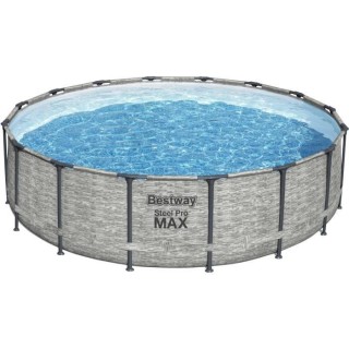 Kit Piscine hors sol tubulaire BESTWAY - Steel Pro Max™ - 488 x 122