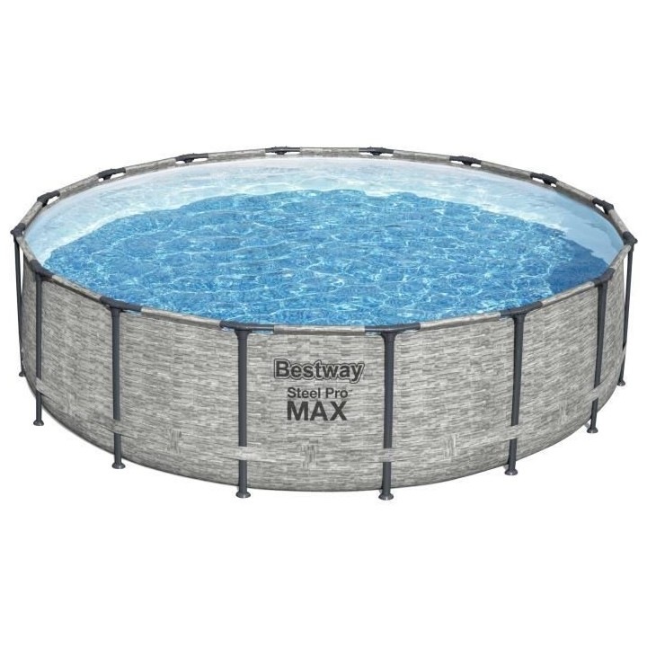 Kit Piscine hors sol tubulaire BESTWAY - Steel Pro Max™ - 488 x 122