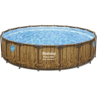 Kit Piscine hors sol BESTWAY Power Steel™- 549 x 122 cm - Ronde (Liv