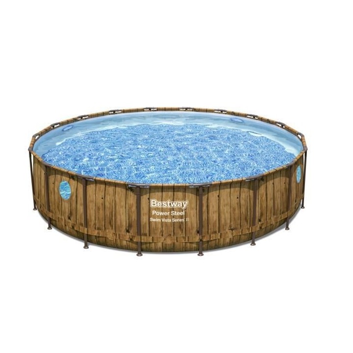 Kit Piscine hors sol BESTWAY Power Steel™- 549 x 122 cm - Ronde (Liv