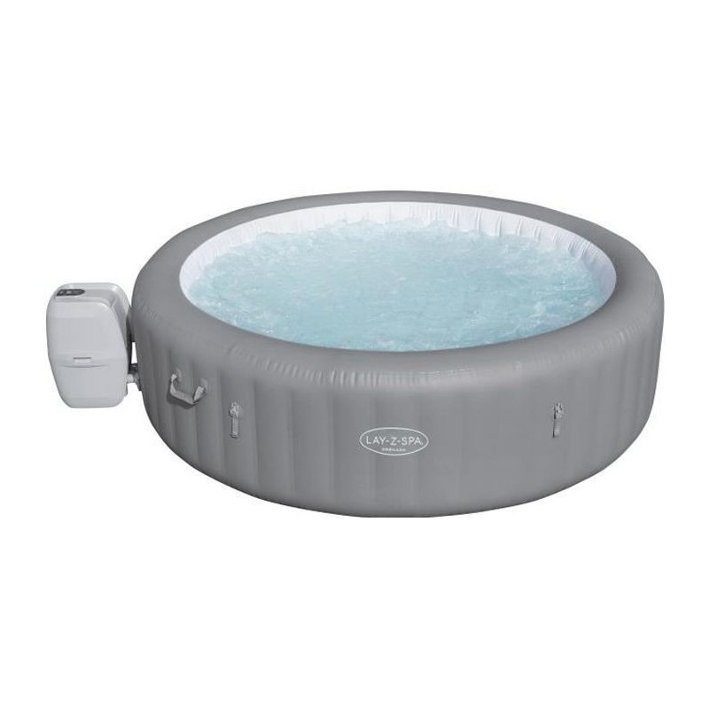 Spa gonflable BESTWAY - Lay-Z-Spa Grenada - 236 x 71 cm - 6 a 8 places - Rond (Livré avec couverture, cartouche et diffuseur)