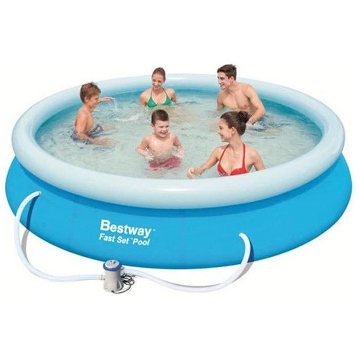 Kit Piscine hors sol autoportante BESTWAY - Fast Set - 366 x 76 cm - R