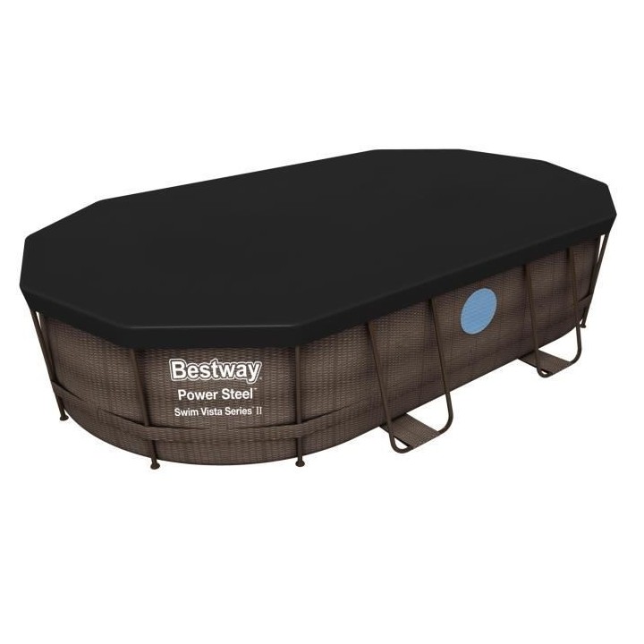 Kit Piscine hors sol tubulaire BESTWAY - Power Steel™ - 488 x 305 x
