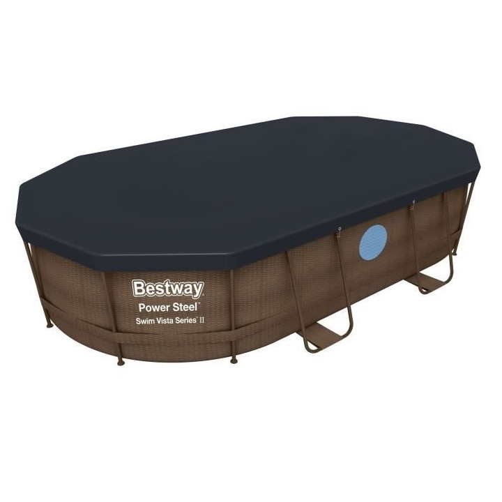 Kit Piscine hors sol tubulaire BESTWAY - Power Steel™ - 488 x 305 x