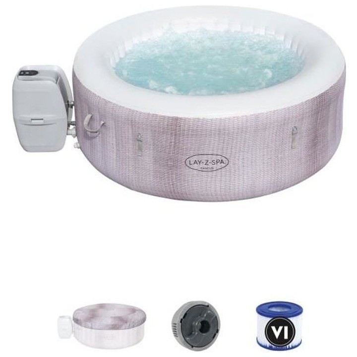 Spa gonflable BESTWAY - Lay-Z-Spa Cancún - 180 x 66 cm - 2 a 4 places