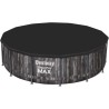 Kit Piscine hors sol tubulaire BESTWAY Steel Pro Max™ - 427 x 107 cm - Ronde (Livrée avec pompe de filtration, échelle)