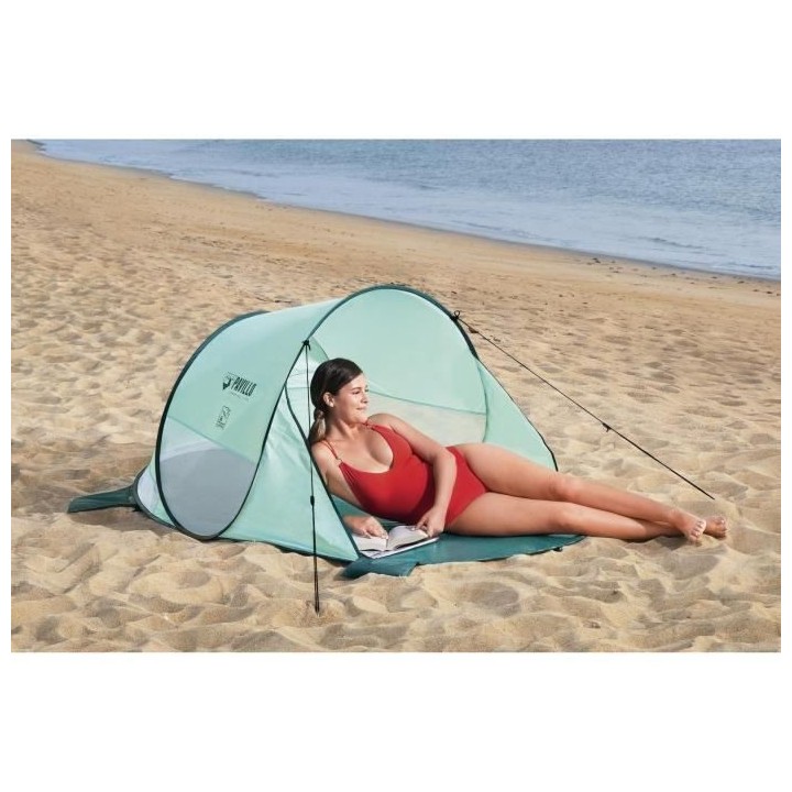 BESTWAY Tente de plage pop-up Pavillo Quick - 2 places - 200 x 120 x 9