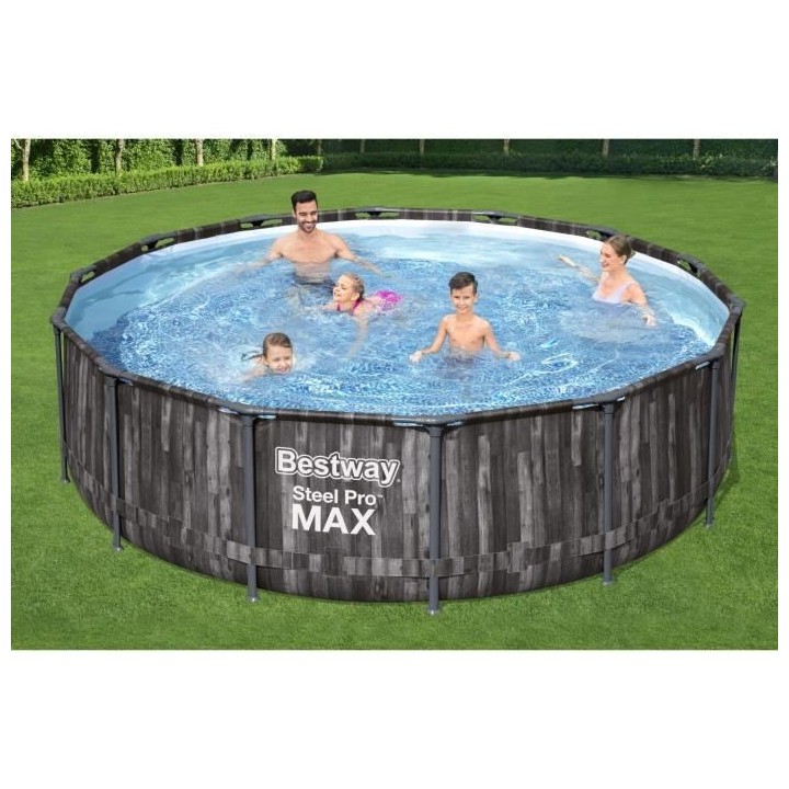 Kit Piscine hors sol tubulaire BESTWAY Steel Pro Max™ - 427 x 107 cm
