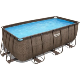 Kit Piscine hors sol tubulaire BESTWAY - Power Steel™- 412 x 201 x 1