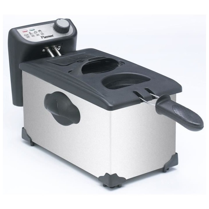 Bestron Friteuse avec zone de refroidissement 3,5 L 2000 W AF351