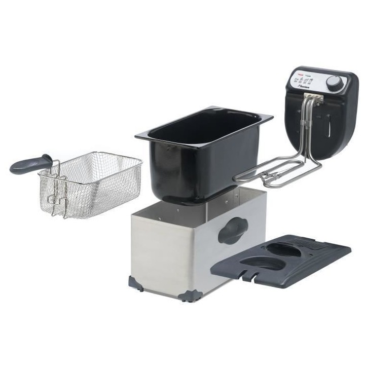 Bestron Friteuse avec zone de refroidissement 3,5 L 2000 W AF351