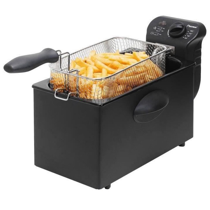 Bestron Friteuse avec Cold Zone 3,5 L 2000 W AF357B