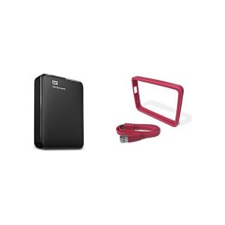 Disque Dur Externe Western Digital WDBU6Y0040BBK-WESN 4 TB HDD USB 3.0 Magnétique 4 TB SSD