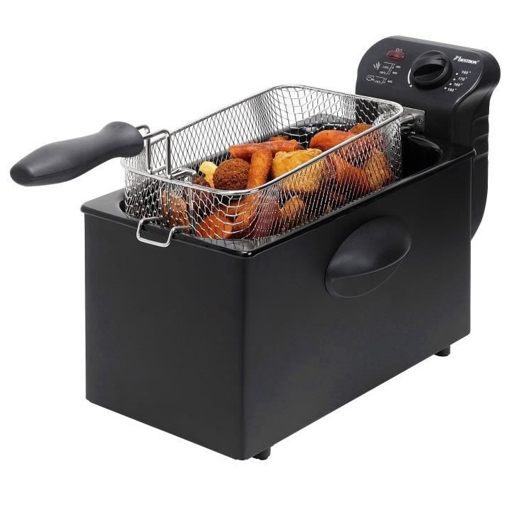Bestron Friteuse avec Cold Zone 3,5 L 2000 W AF357B