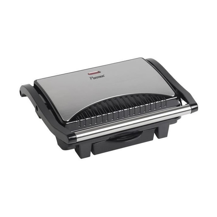 Bestron Gril a panini ASW113S 1000 W Argenté