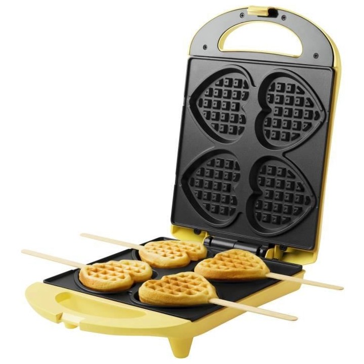 Bestron Gaufrier, Pour réaliser des gaufres en forme de coeur piquée